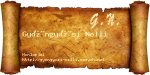 Gyöngyösi Nelli névjegykártya